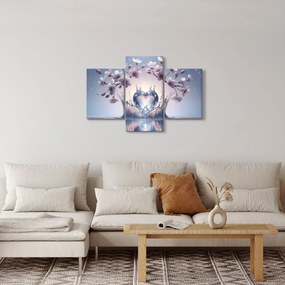 Obraz - Diamantové srdce (90x60 cm)