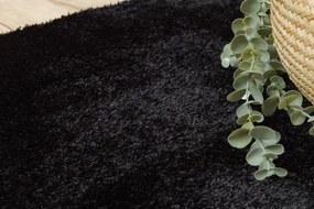 Kúpeľňový koberček SANTA čierny