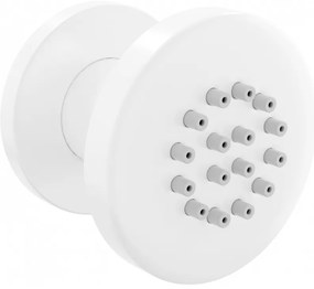 Mexen - podmietková sprchová tryska, okrúhla 50 mm, biela, 79361-20