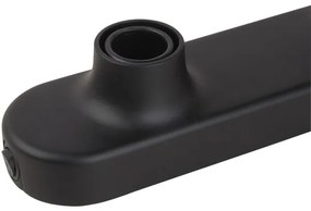 ONLI - Nástenné svietidlo HOLLYWOOD 5xE14/6W/230V čierna