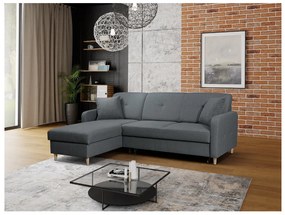 Rohová rozkladacia sedačka MALMO, 220x88x162, asti 2, pravý roh