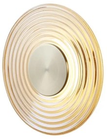 Searchlight 32210AM - LED Stmievateľné nástenné svietidlo CLEO LED/9,4W/230V mosadz