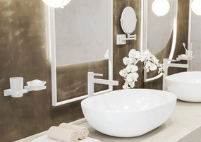 Hansgrohe AddStoris, nádobka na ústnu hygienu, matná biela, HAN-41749700