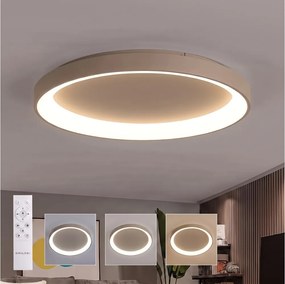 BRILAGI - LED stmievateľné stropné svietidlo FALCON II LED/108W/230V pr. 80 cm béžové + diaľkové ovládanie