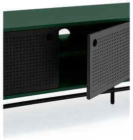 Čierno-zelený televízny stolík Teulat Punto