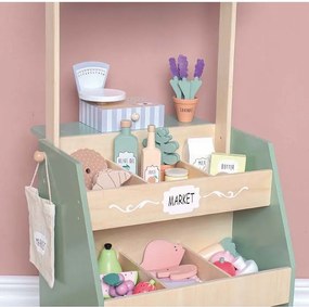 Detský drevený predajný stánok