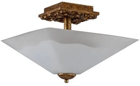 Flambeau STAR-F-S-DG - Stropné svietidlo STAR 2xE27/40W/230V medené