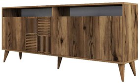 Dizajnová komoda Cadelaria 180 cm orech