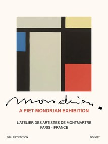 Obrazová reprodukcia Illustration Special Edition Piet Mondrain Exhibition (No. 3027) - Piet Mondrian