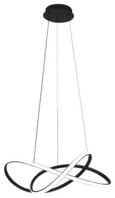 LED Stmievateľný luster na lanku LED/85W/230V 3000-6500K + diaľkové ovládanie