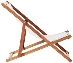 Béžové/v prírodnej farbe drevené záhradné ležadlo Dionysus – Bonami Essentials