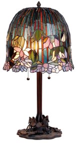 Vitráž Tiffany lampa 35*68 POND LILY