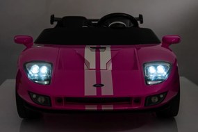 Elektrické autíčko pre deti Ford GT ružové