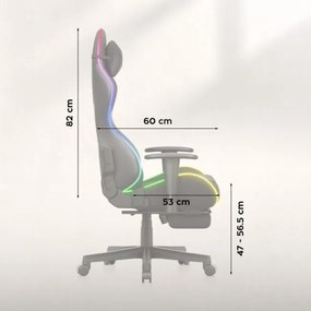 Herná stolička Force 5.7 RGB Black