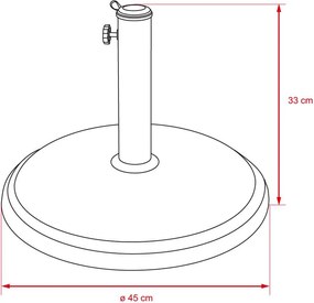 Stojan na slnečník  Avenberg SANDER
