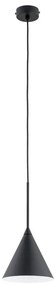 Luster na lanku FABO 1xE27/15W/230V čierna