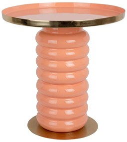 Kovový okrúhly odkladací stolík ø 41 cm Ruby – Leitmotiv