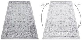 Koberec MEFE 2312 Ornament, ramka - sivý