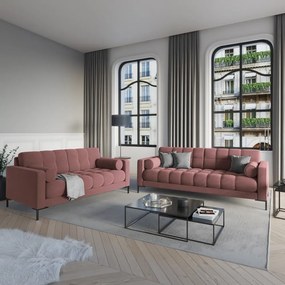Ružová zamatová pohovka Cosmopolitan Design Bali