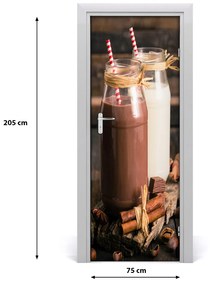 Fototapeta na dvere samolepiace mliečny koktail 75x205 cm