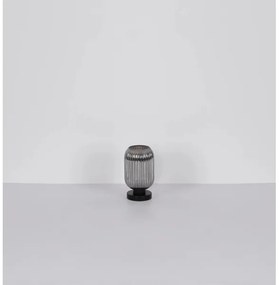 Globo 15469TS - Stolná lampa NORMY 1xE27/40W/230V šedá