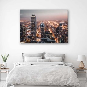 Obraz na plátně Skyline City Architecture - 120x80 cm