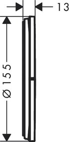 Hansgrohe ShowerSelect Comfort S, ventil pod omietku pre 3 spotrebiče, kartáčovaný bronz, HAN-15558140