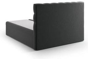Antracitová boxspring posteľ s úložným priestorom 180x200 cm Bali – Cosmopolitan Design