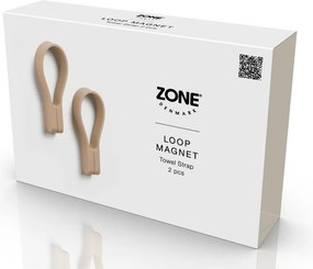 Béžové pútka v súprave 2 ks Loop – Zone