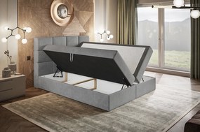 PROXIMA.store - Kontinentálna boxspring posteľ NIKKI ROZMER: 140 x 200 cm, TYP MATRACA: TAŠTIČKOVÉ PRUŽINY, VRCHNÝ MATRAC (TOPPER): BEZ TOPPERU