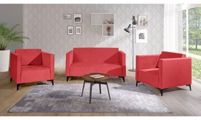 Sedacia súprava Denim 2+1+1, Dostupné poťahy: Solo 263, Farby nožičiek: dub