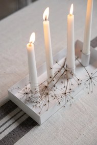 Storefactory Magnetický adventný svietnik Sund White