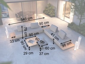 New Freedom sedacia súprava antracitová