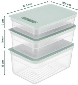Potravinové škatuľky v súprave 3 ks – Hermia