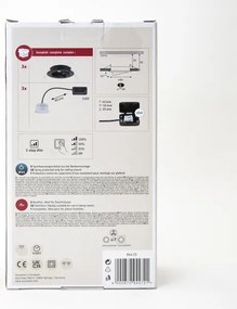 Paulmann 94472 - SADA 3xLED/6W IP23 Stmievateľné kúpeľňové svietidlo NOVA 230V