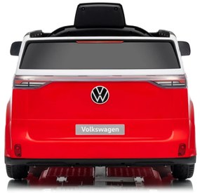 Detské elektrické auto Volkswagen ID BUZZ červené