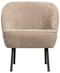 Béžové ženilkové kreslo Vogue – WOOOD