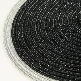 Podložka pod tanier TIRANA čierna / strieborná