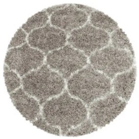 Ayyildiz koberce Kusový koberec Salsa Shaggy 3201 beige kruh - 120x120 (priemer) kruh cm