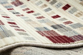 Koberec KILIM 7950/52933 geometrický sivý / béžový