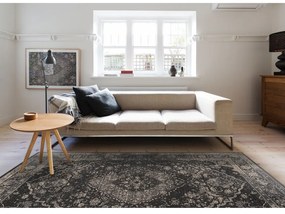 Tmavosivý vlnený koberec 100x180 cm Zana – Agnella