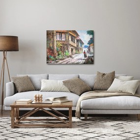 Obraz Filipínske dediny, Ázia (70x50 cm)