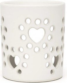 ARÔME HOME ELEMENTS Aromalampa 11,5 cm, Srdce, biela
