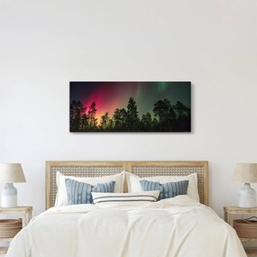 Obraz polárna žiara (120x50 cm)