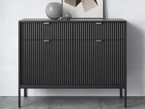 Komoda so zásuvkami Nova, čierna%