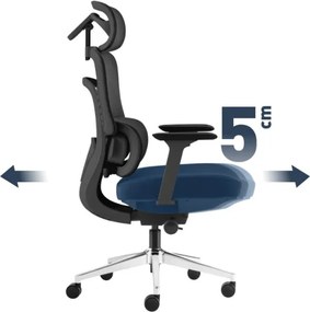 Masážne kancelárske kreslo Visioner 6.1 čierne