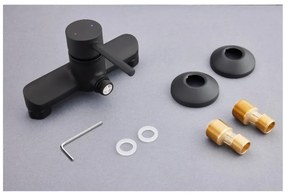 Livarno home Jednopáková sprchová batéria/batéria na vaňu (sprchová batéria, čierna)  (100384726)