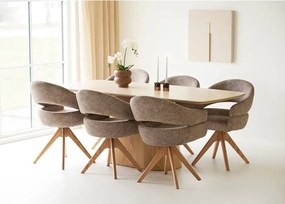 Jedálenský stôl s keramickou doskou 90x200 cm Noli – House Nordic