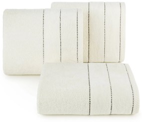 BAVLNENÝ UTERÁK ELZA SADA 3KS 70X140 CM KRÉMOVÁ