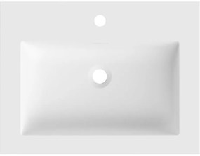 Mexen Otis, umývadlo na zapustenie 61 x 46,5 cm, biela matná, 25186001
